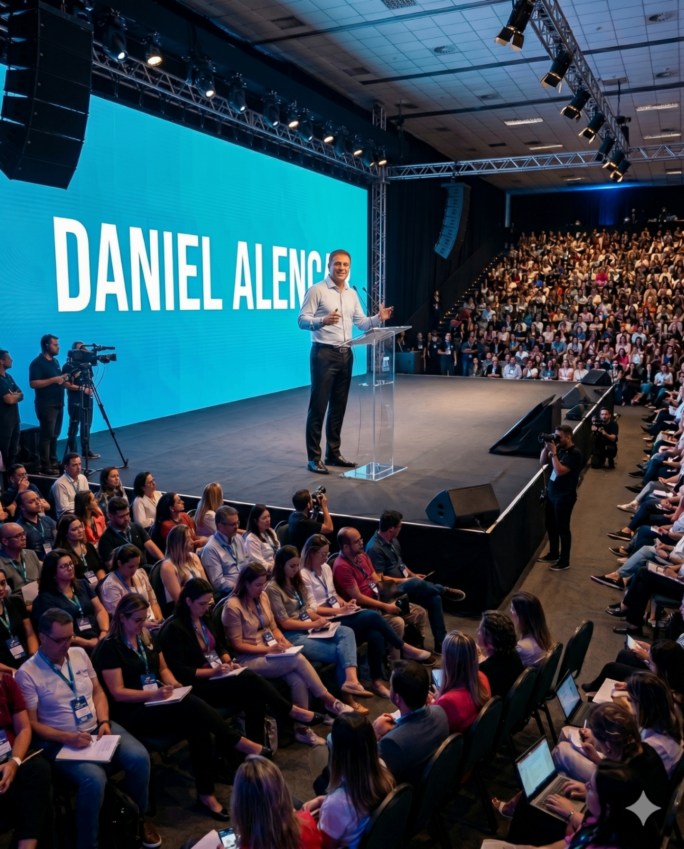Daniel Alencar palestrando
